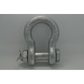 Galvanized malleable bolt type anchor shackle 2130 rigging